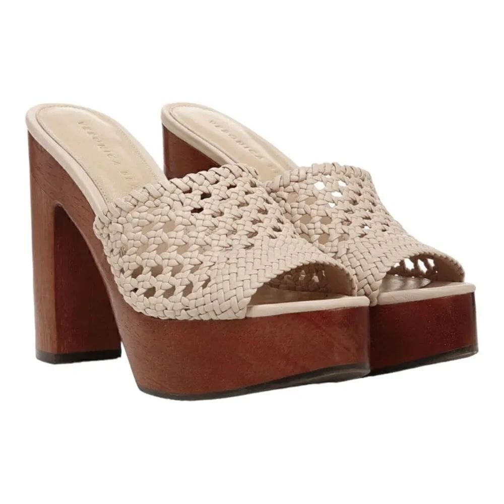 Veronica Beard Guadalupe Platform Sandal Size 10